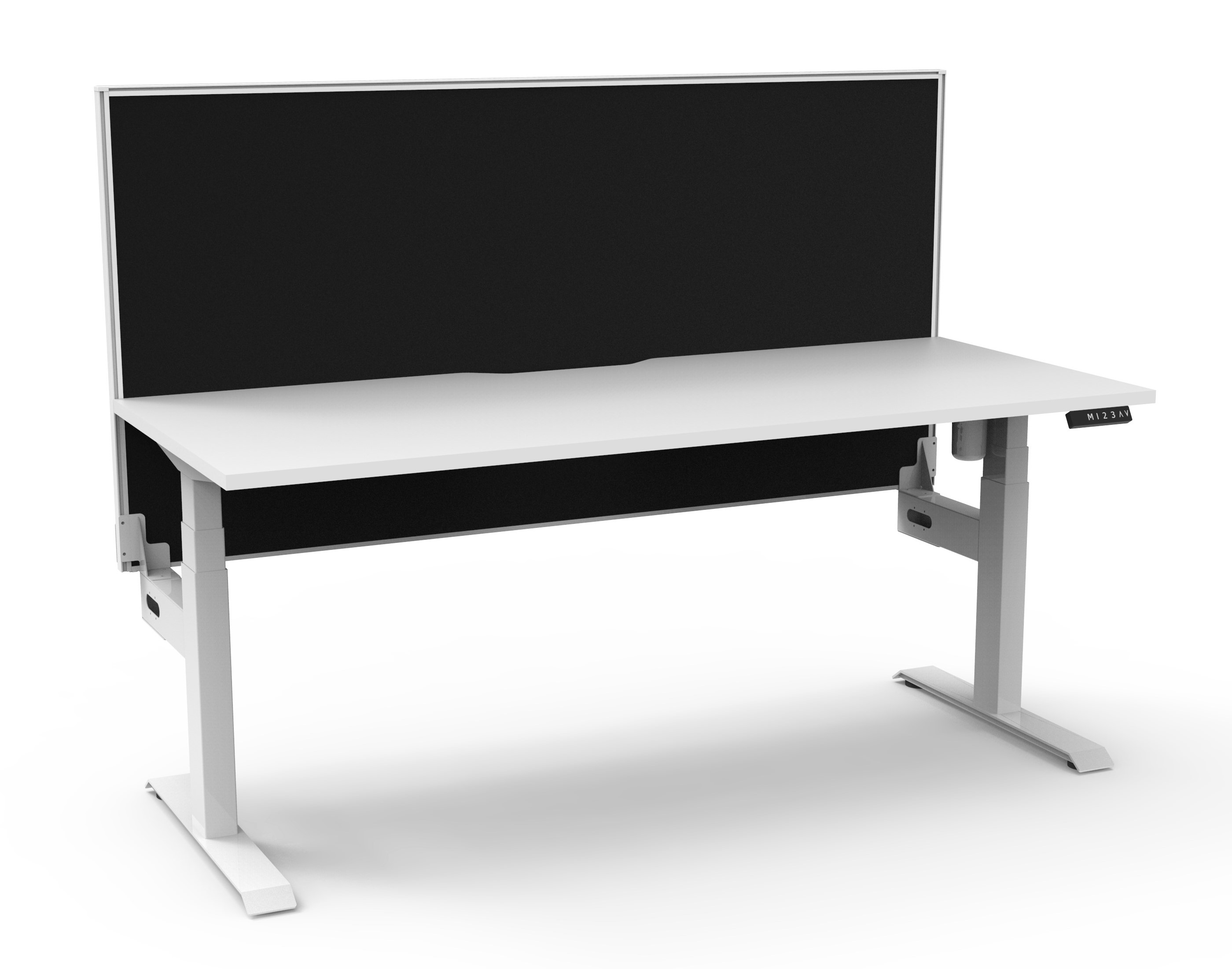 Boost Light Single Sided Workstation - With Screen